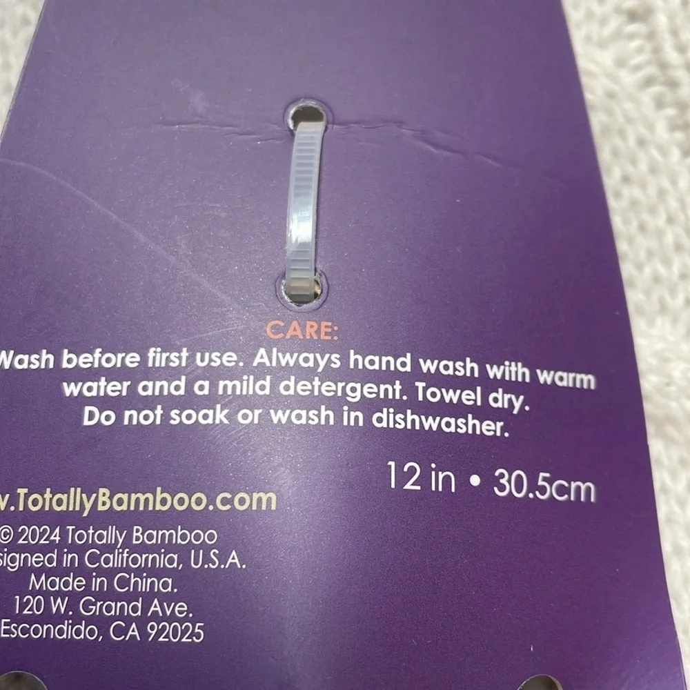 NWT Pennsylvania Totally bamboo salt storage box and wooden spoon. Great hostess